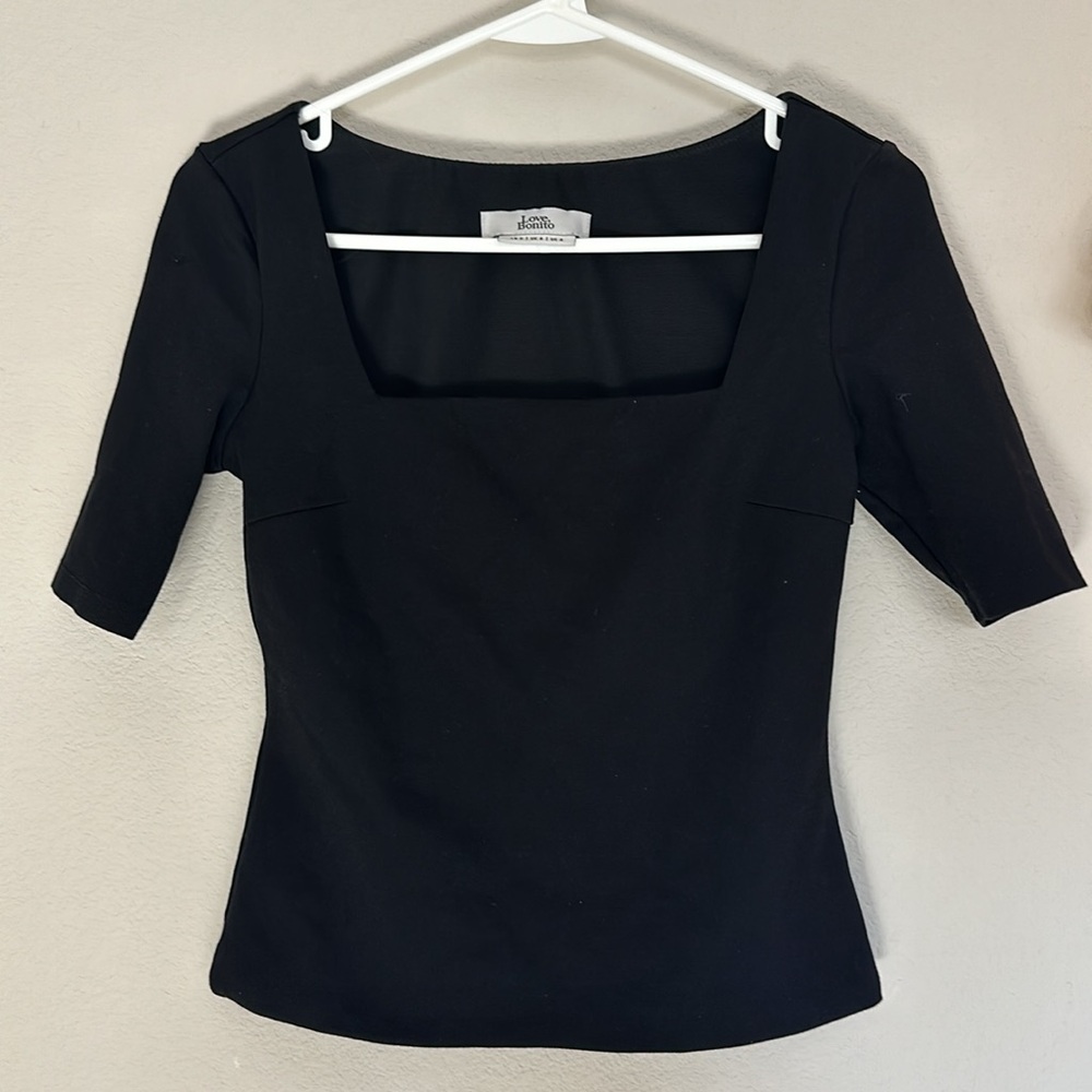 Love Bonito 3/4 Sleeve in Black